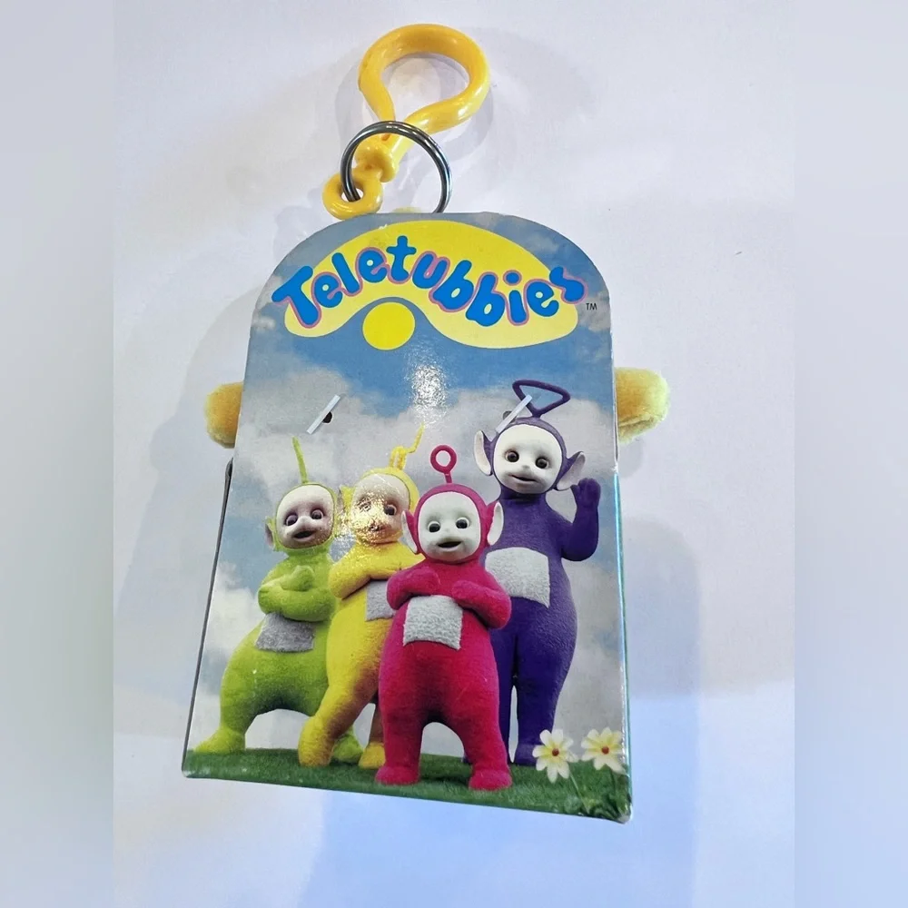 Laa-Laa Yellow Teletubbies Vintage Clip on in original packaging & tags